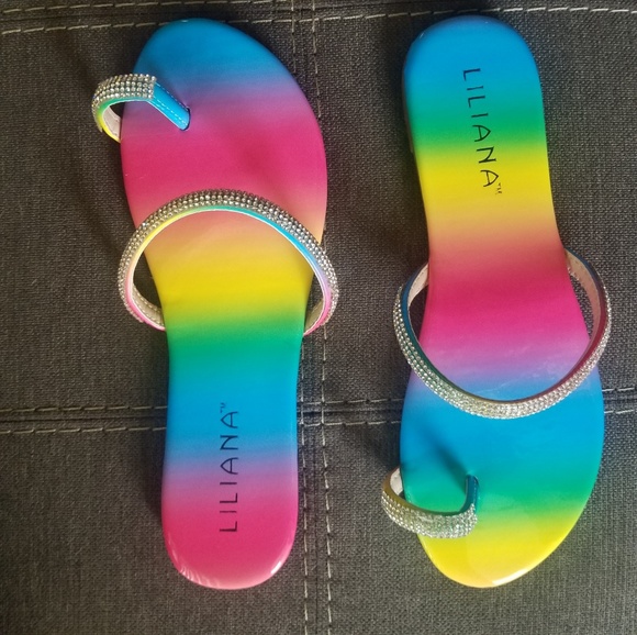 Liliana Rainbow Toe Ring Sandal - Picture 2 of 7